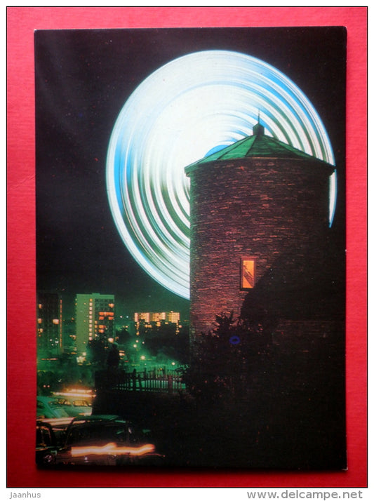 restaurant Windmill - windmill - Sunny Beach - Bulgaria - unused - JH Postcards