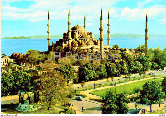 Istanbul - The Blue Mosque - Sultan Ahmet Mosque and it's Surrounding - 1971 - Turkey - used - JH Postcards