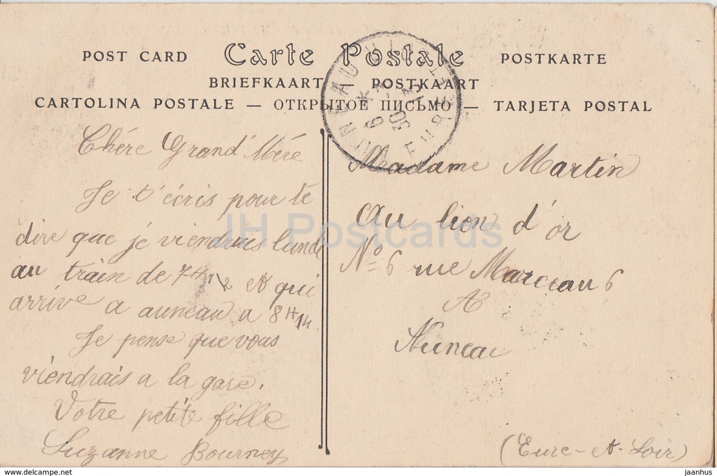 Kathedrale von Chartres - L'Abside - 762 - Kathedrale - alte Postkarte - 1913 - Frankreich - gebraucht