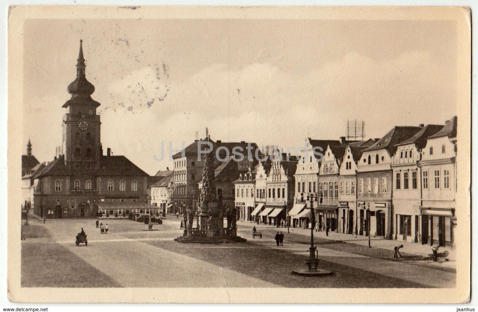 Zatec - Saaz - old postcard - Czech Republic - used - JH Postcards