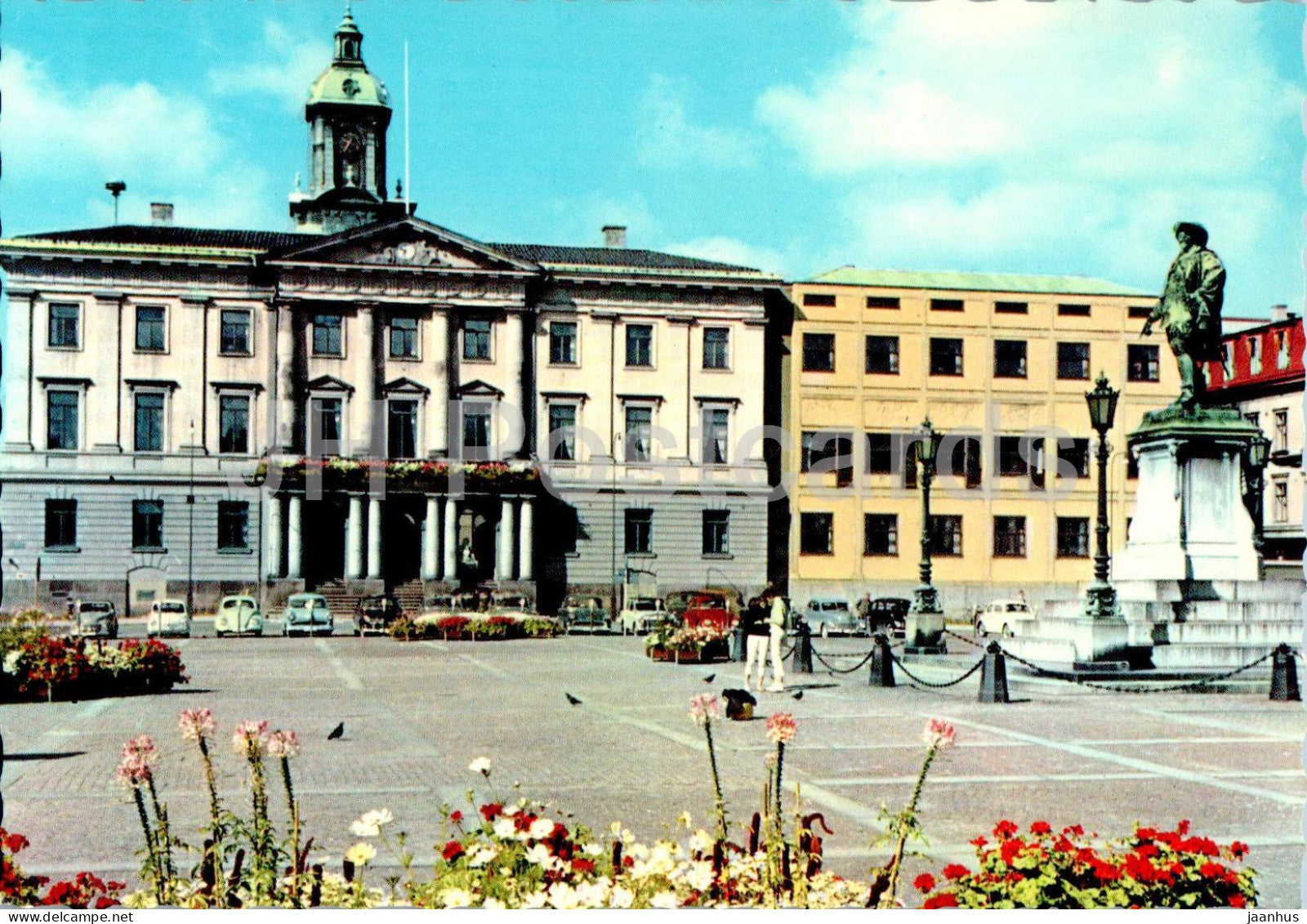 Goteborg - Gustav Adolf Square - 37/25 - Sweden - used - JH Postcards