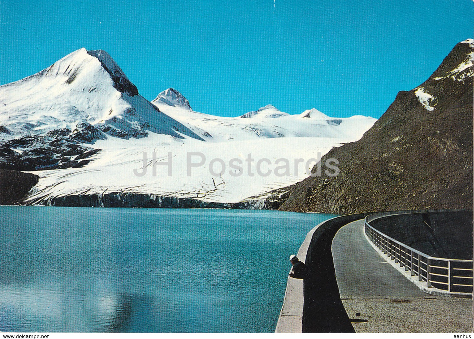 Gries Stausee am Nufenenpass - Griesgletscher - Bettelmatt - Rot und Blinnenhorn - 18278 - Switzerland - unused - JH Postcards