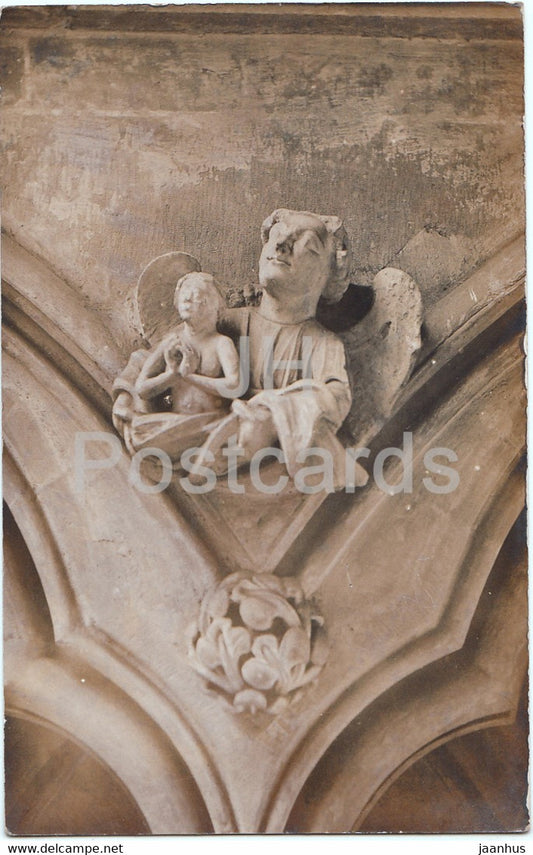 interior of church - old postcard - United Kingdom - England - used - JH Postcards