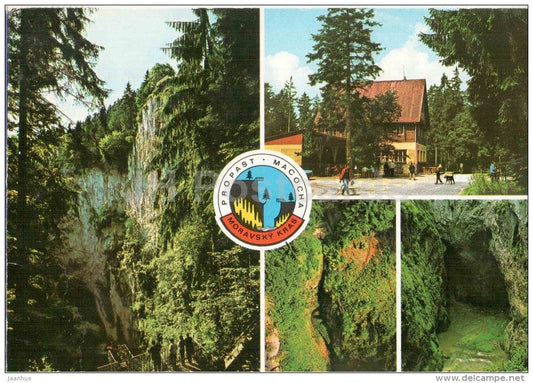 Macocha Caves - Propast Macocha - Moravsky Kras - Moravia - Czechoslovakia - Czech - used 1980 - JH Postcards