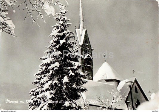 Moena - La Chiesa - church - 1969 - Italy - used - JH Postcards