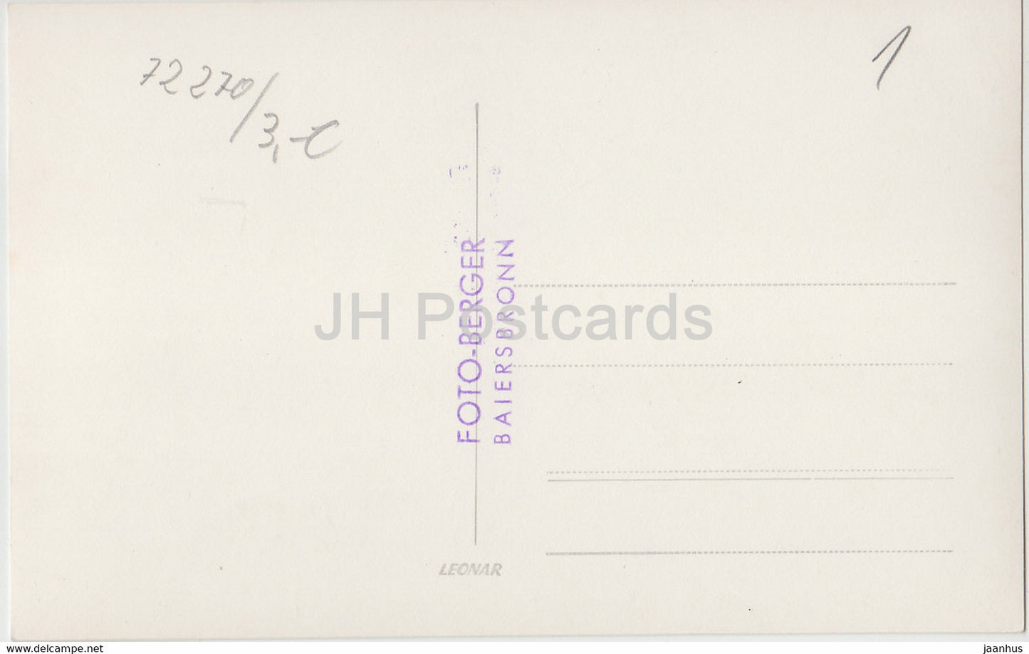 Gruppenfoto - Baiersbronn - Foto Berger - Deutschland - unbenutzt