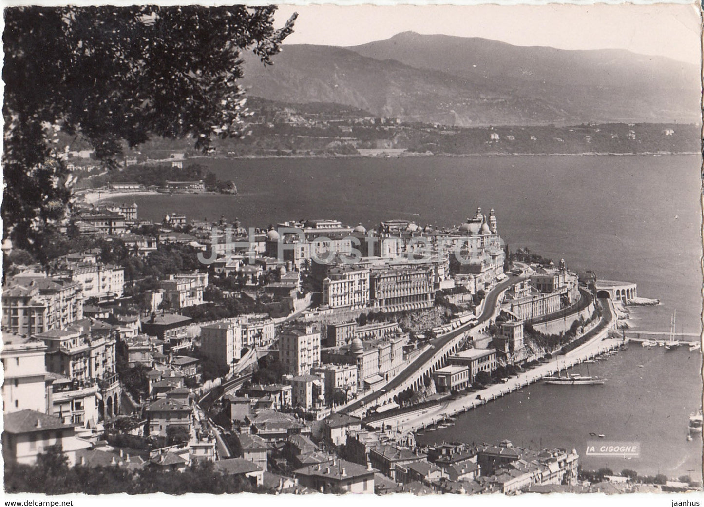 Monte Carlo - Vue Generale - 1494 - old postcard - 1951 - Monaco - used - JH Postcards