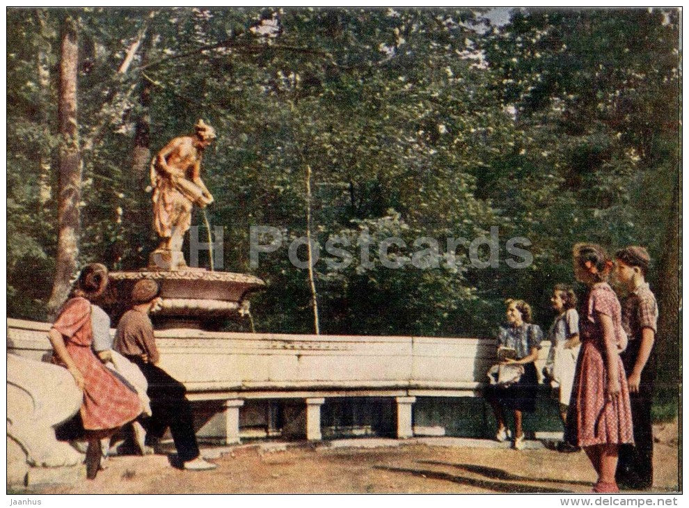 Danaide fountain - Petrodvorets - 1956 - Russia USSR - unused - JH Postcards