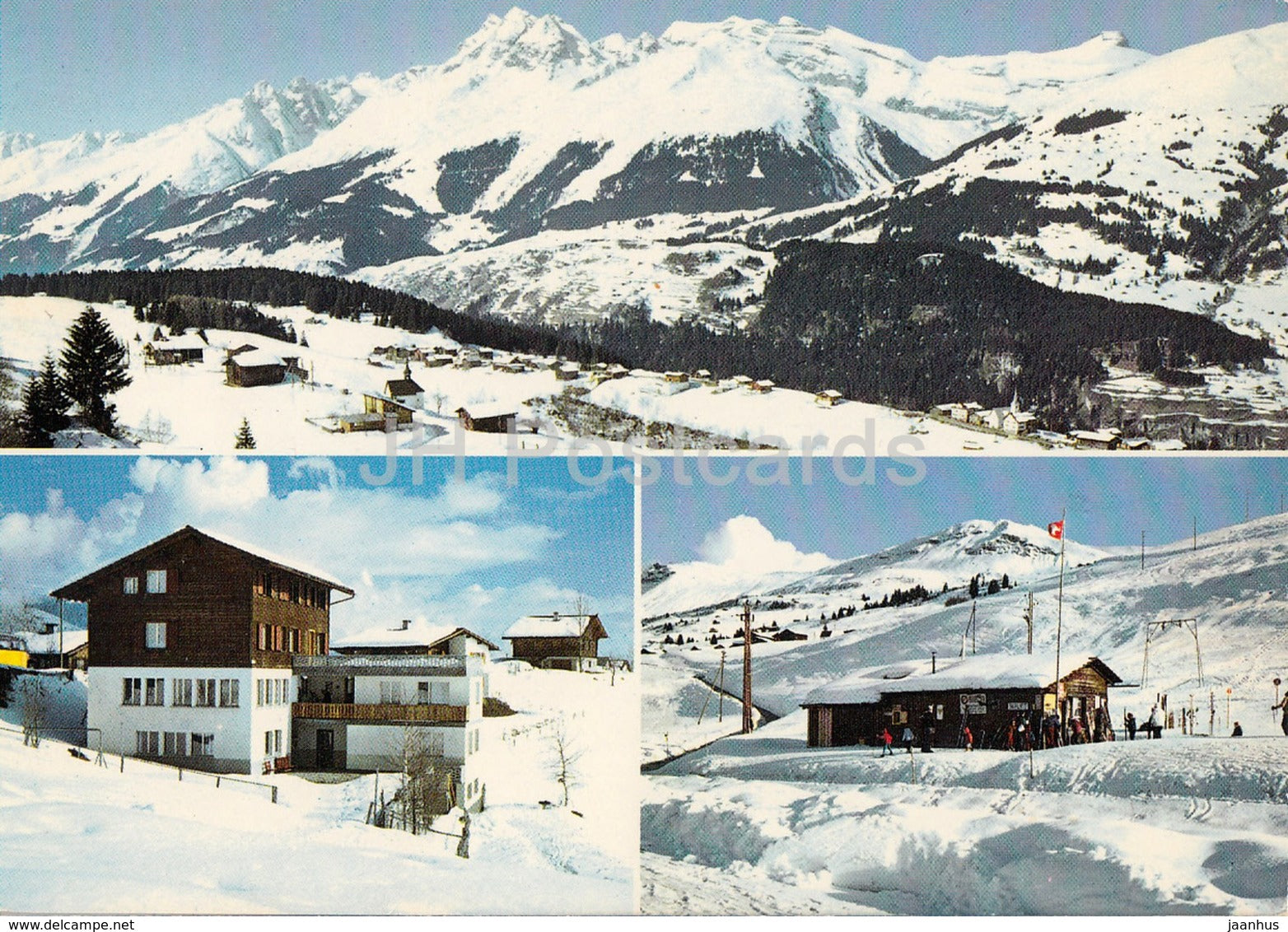 Ferienheim Quadra - 1 - 1976 - Switzerland - used - JH Postcards