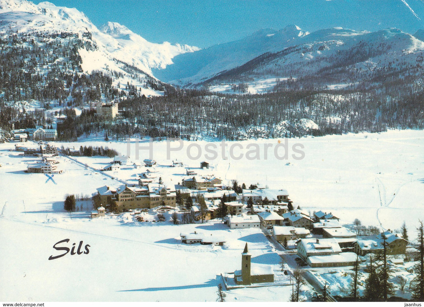 Sils Baselgia - Oberengadin - 98 - 1980 - Switzerland - used - JH Postcards