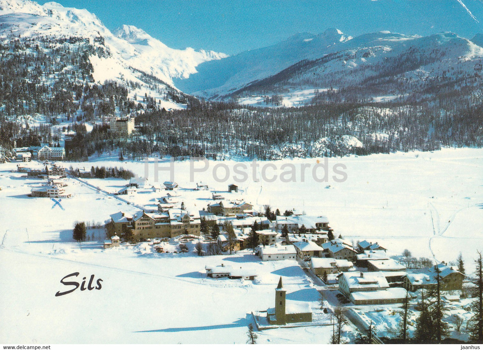 Sils Baselgia - Oberengadin - 98 - 1980 - Switzerland - used - JH Postcards