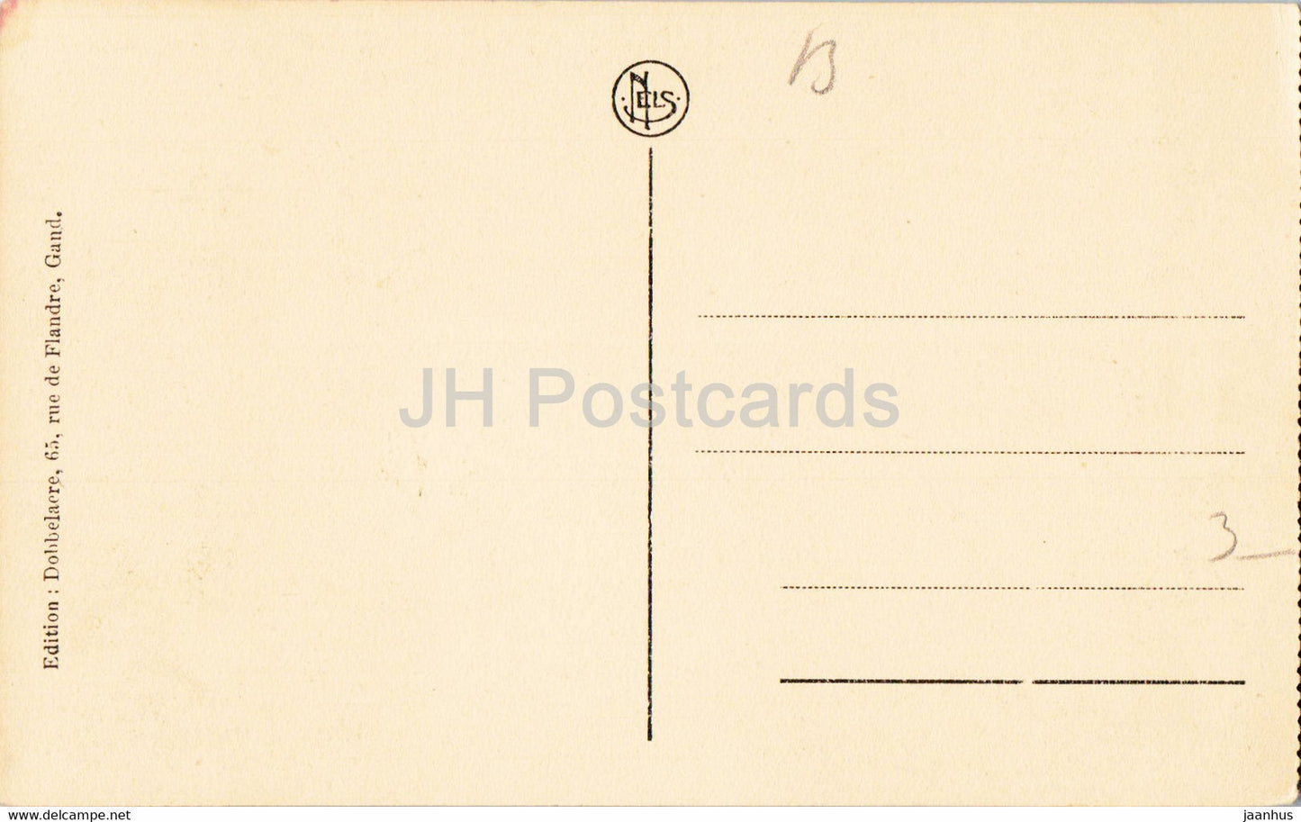 Gent - Gand - Le Beffroi et le Théâtre Flamand - carte postale ancienne - Belgique - inutilisée