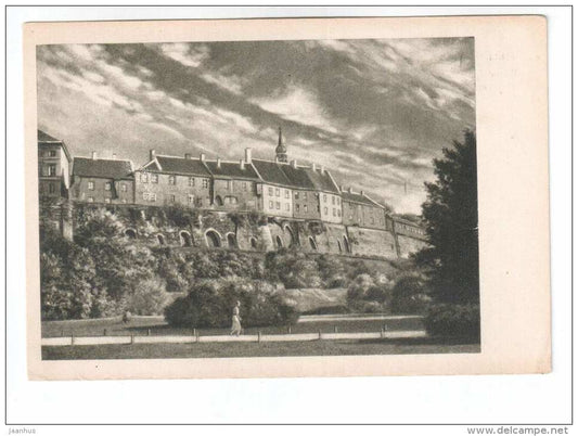 Alte Häuser auf dem Domberge - Tallinn - Estonia -118 - old postcard - circulated in Estonia 1948 - used - JH Postcards