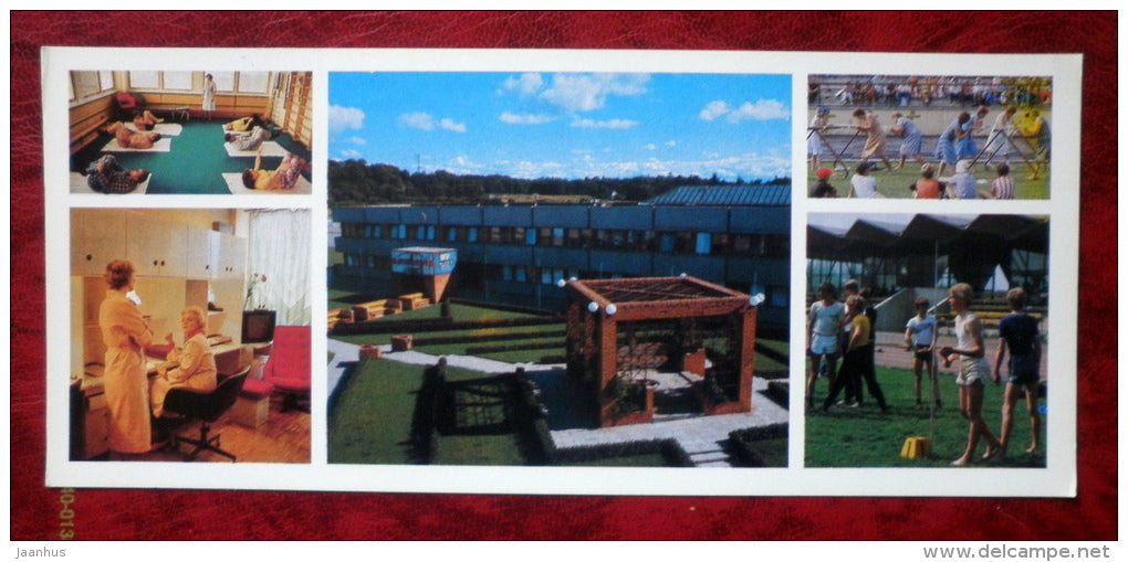 Kirov collective farm - Wellness Centre - 1986 - Estonia - USSR - unused - JH Postcards