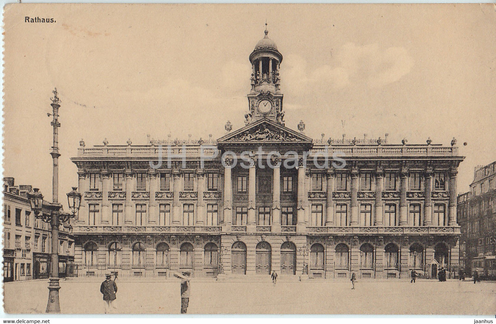 Cambrai - Rathaus - Feldpost - old postcard - 1917 - France - used - JH Postcards