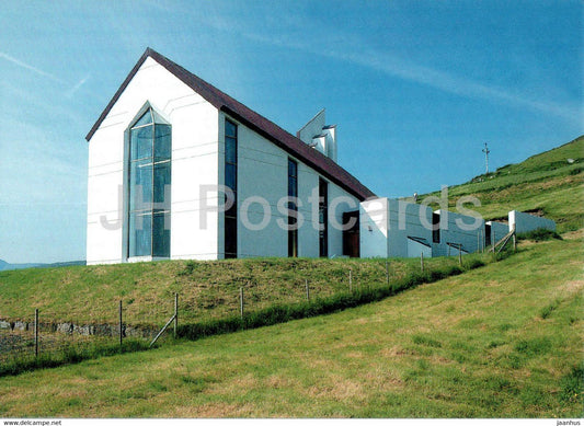 Gotu Kirkja - church - Faroe Islands - unused - JH Postcards