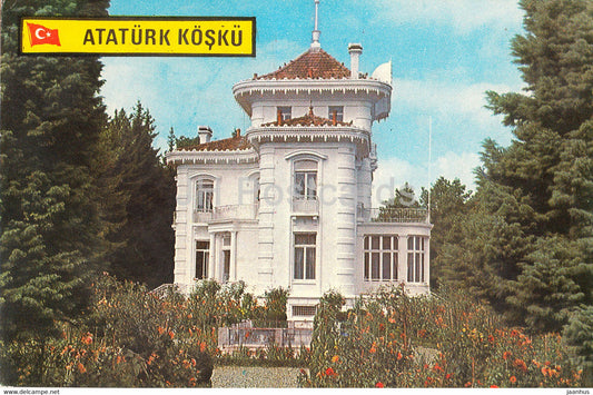 Trabzon - A view of Ataturk Kiosk - 1987 - Turkey - used - JH Postcards