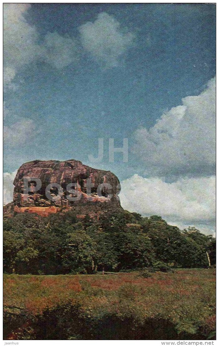 Rock fortress Sigiriya - 1967 - Sri Lanka - Ceylon - unused - JH Postcards