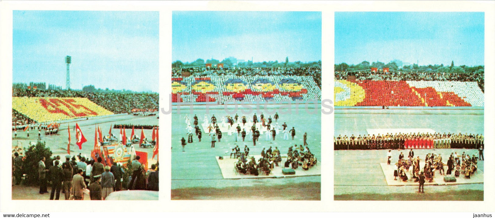 Cherkessk - motodrome Dombay - festival - stadium - 1984 - Russia USSR - unused - JH Postcards
