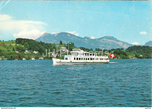 Vierwaldstattersee - Schiff Rigi - passenger ship - MS - 1979 - Switzerland - used - JH Postcards
