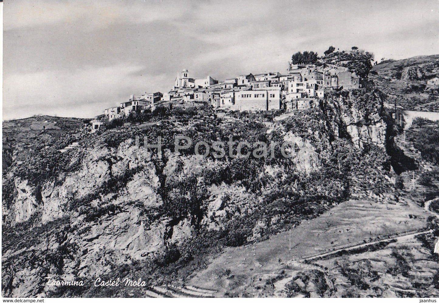 Taormina - Castel Mola - castle - Italy - unused - JH Postcards