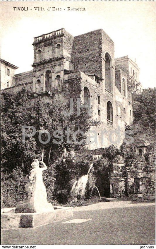 Tivoli - Villa d'Este - Rometta - 207 - old postcard - Italy - unused - JH Postcards