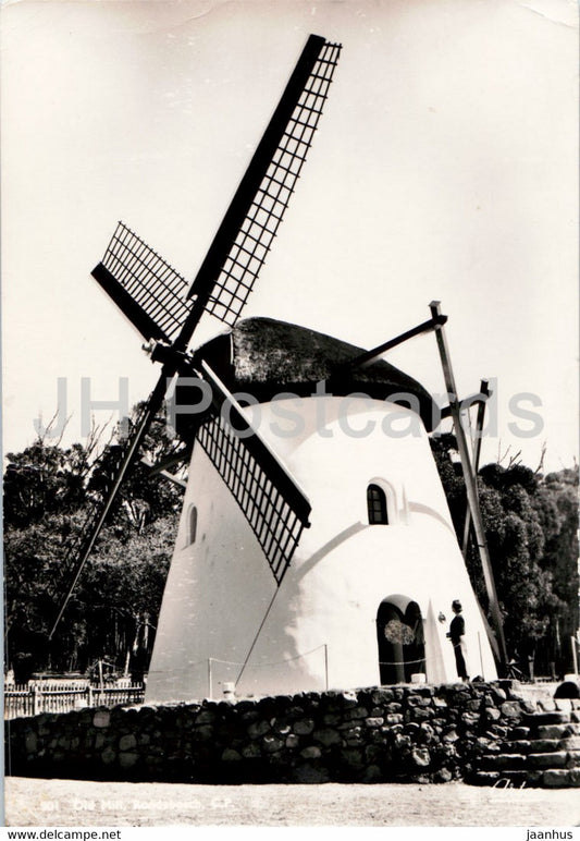 Rondebosch - Old Mill - windmill - old postcard - 1954 - South Africa - used - JH Postcards
