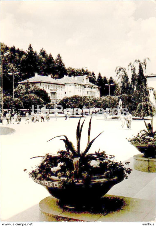 Luhacovice - Lazenske namesti - Spa square - 1965 - Czech Repubic - Czechoslovakia - used - JH Postcards