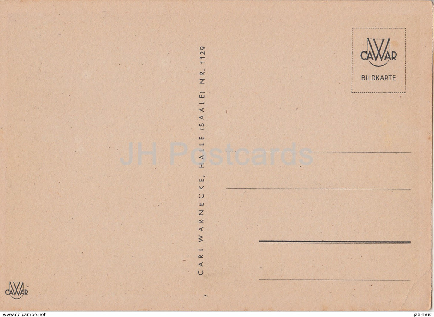 painting by Otto Modersohn - Herbstabend in der Heide - 1129 - old postcard - Germany - unused