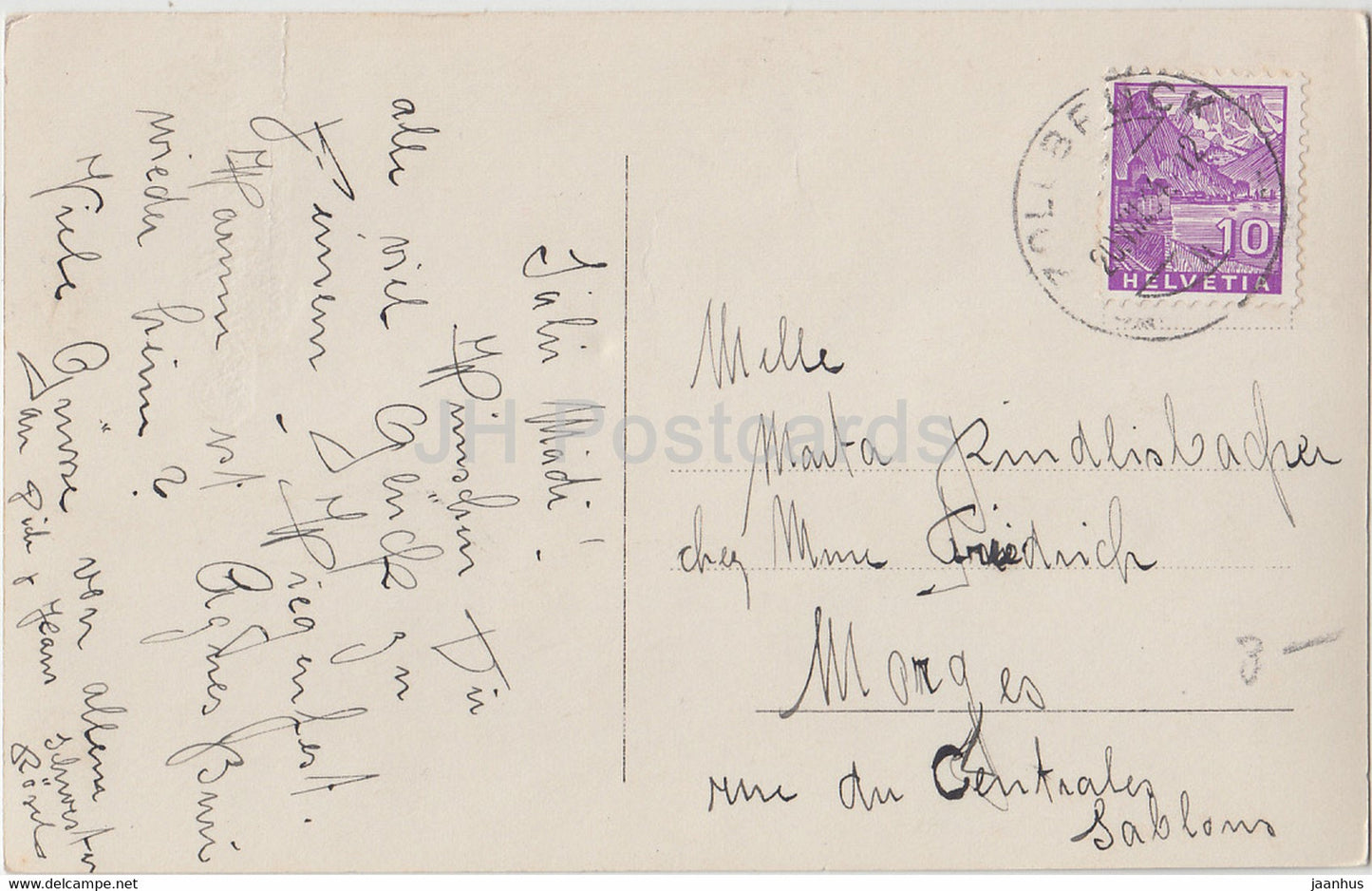 Carte de vœux d'anniversaire - Die besten Wunsche zum Geburtstage - garçon - Lepo 3156/1 - carte postale ancienne - Allemagne - utilisé