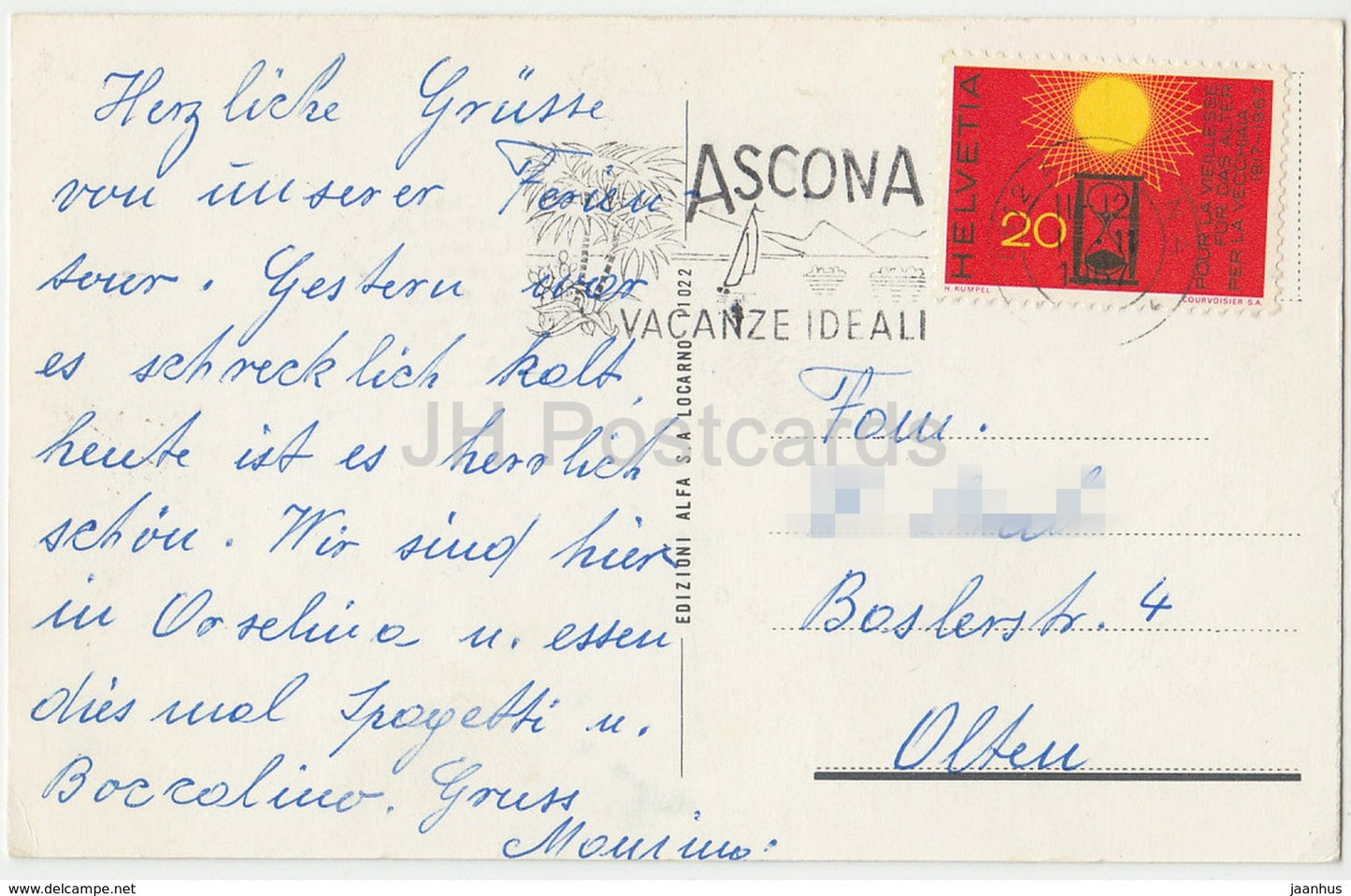 Locarno - Multiview - 11022 - Schweiz - 1967 - gebraucht