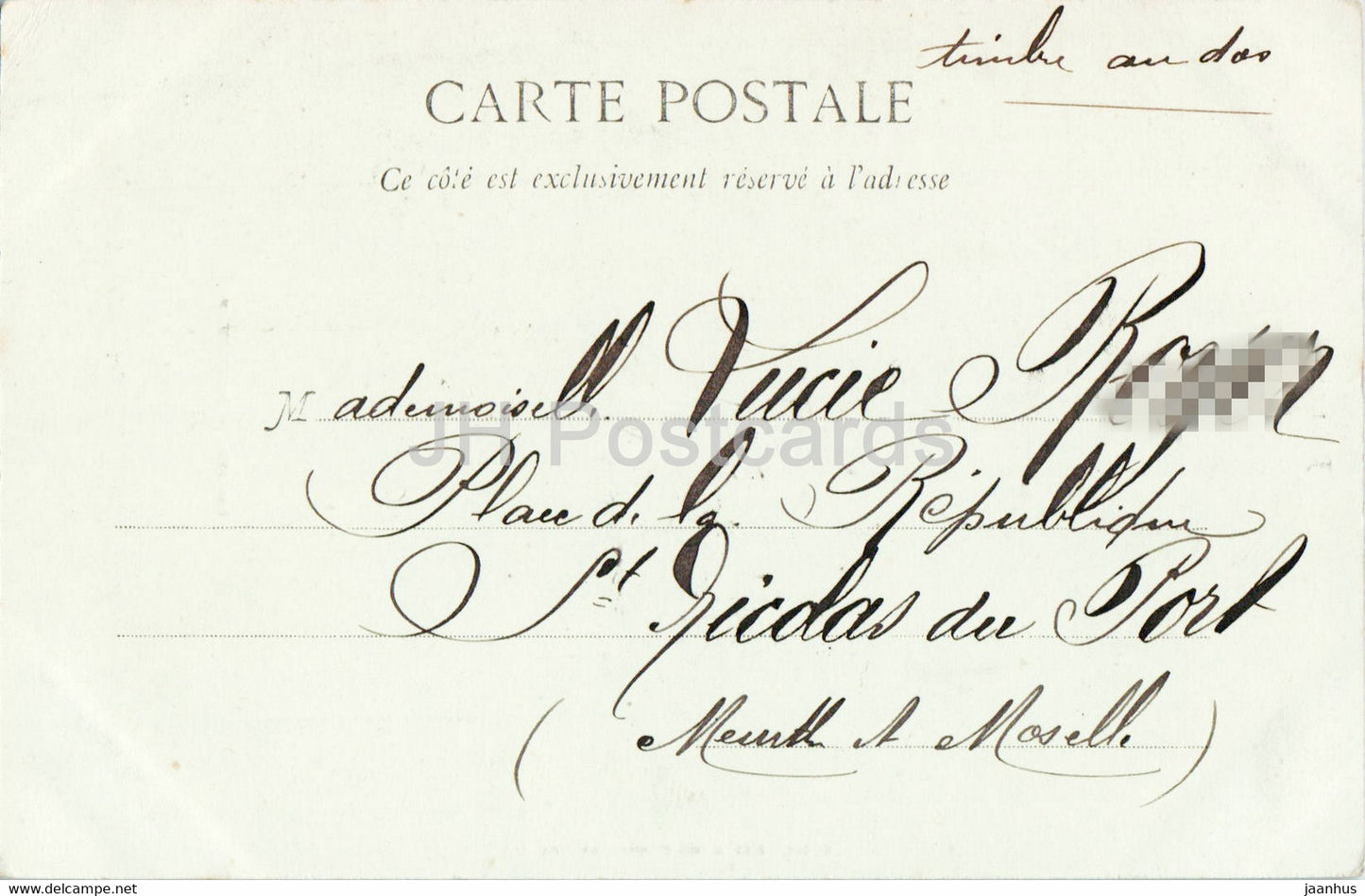 Nancy - Eglise - Inerieur - église - carte postale ancienne - France - occasion