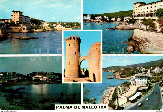 Palma de Mallorca - multiview - 50064 - Spain - unused - JH Postcards