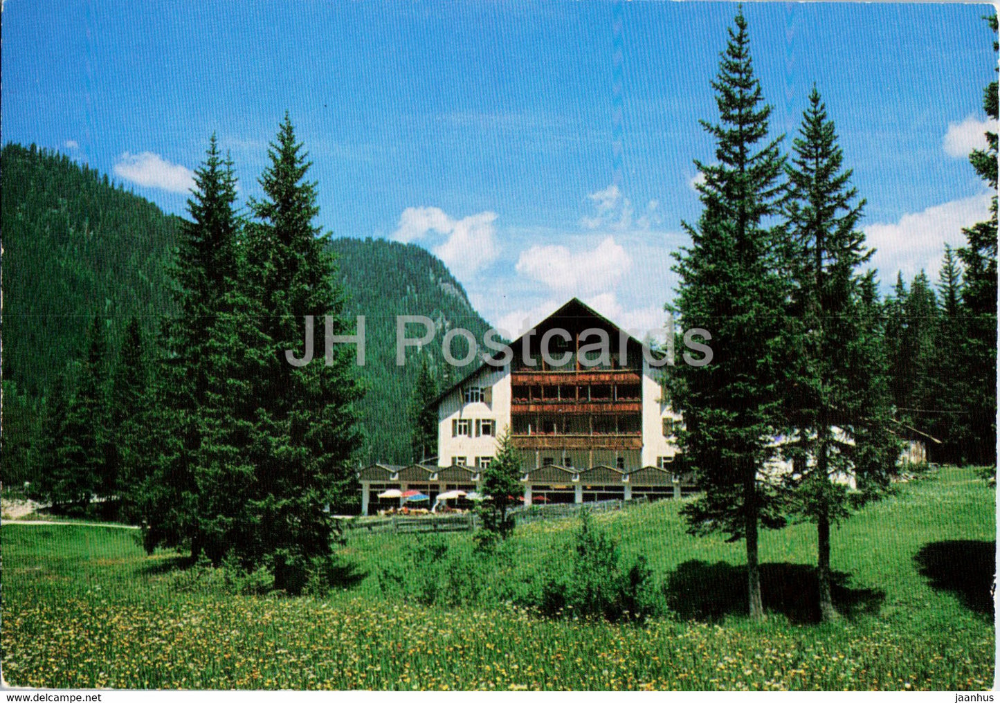 Dolomiti  - Piano Fiscalina 1454 m - Hotel Dolomiti - Dolomitenhof - Italy - unused - JH Postcards