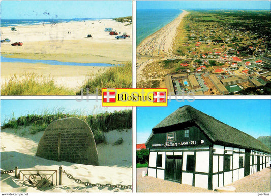 Blokhus - Futten - beach - multiview - 1997 - Denmark - used - JH Postcards