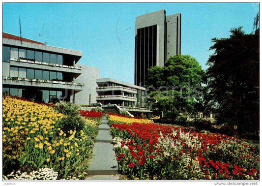 Hamburg - hotel Hamburg Plaza und CCH Congress Zentrum - 1981 gelaufen - JH Postcards
