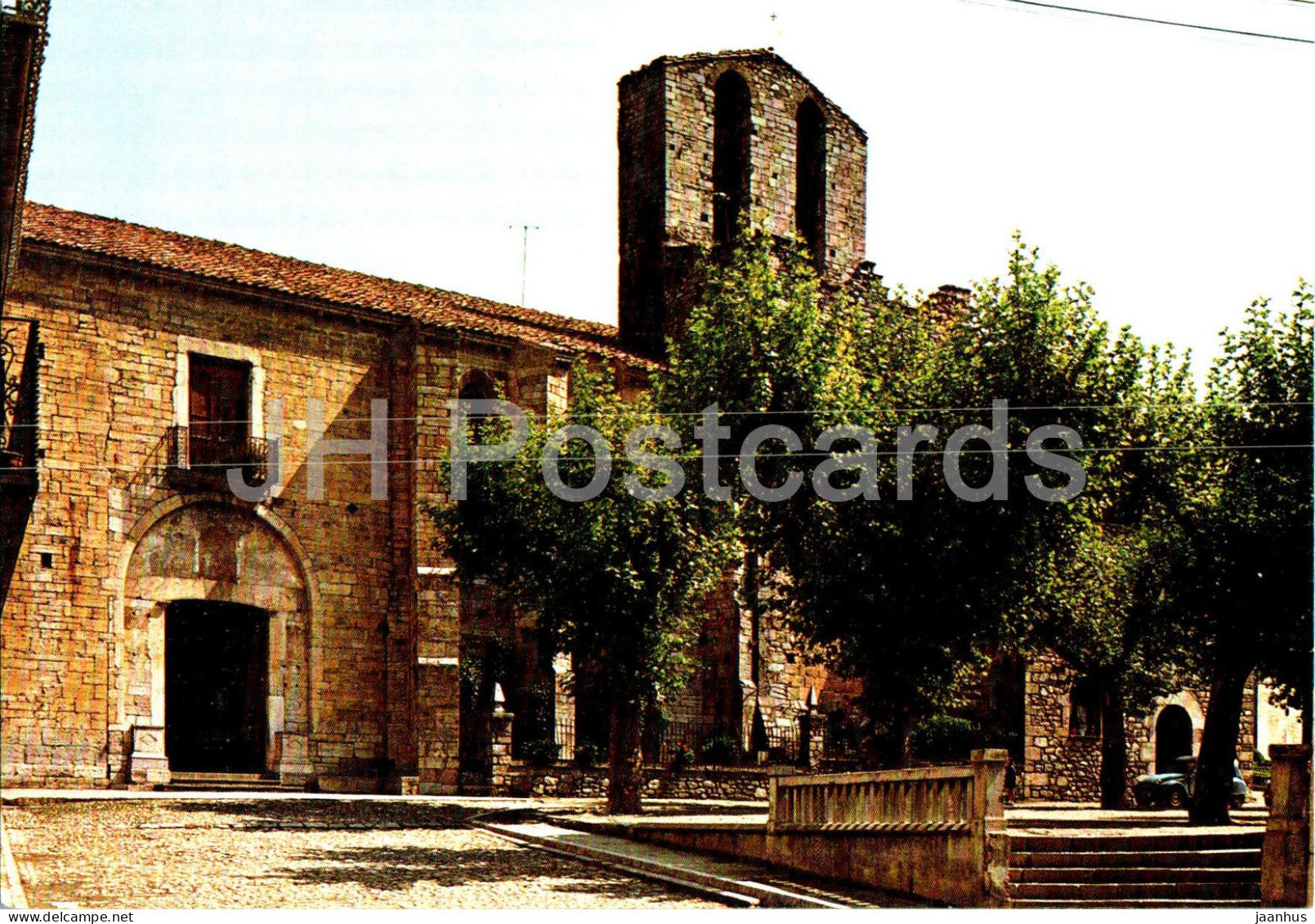 Camprodon - Iglesia y Plaza de Santa Maria - The Church and Santa Maria Square - 2081 - Spain - unused - JH Postcards
