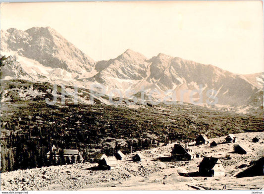 Tatry Wysokie - High Tatras - Hala Gasienicowa - 1971 - Poland - used - JH Postcards