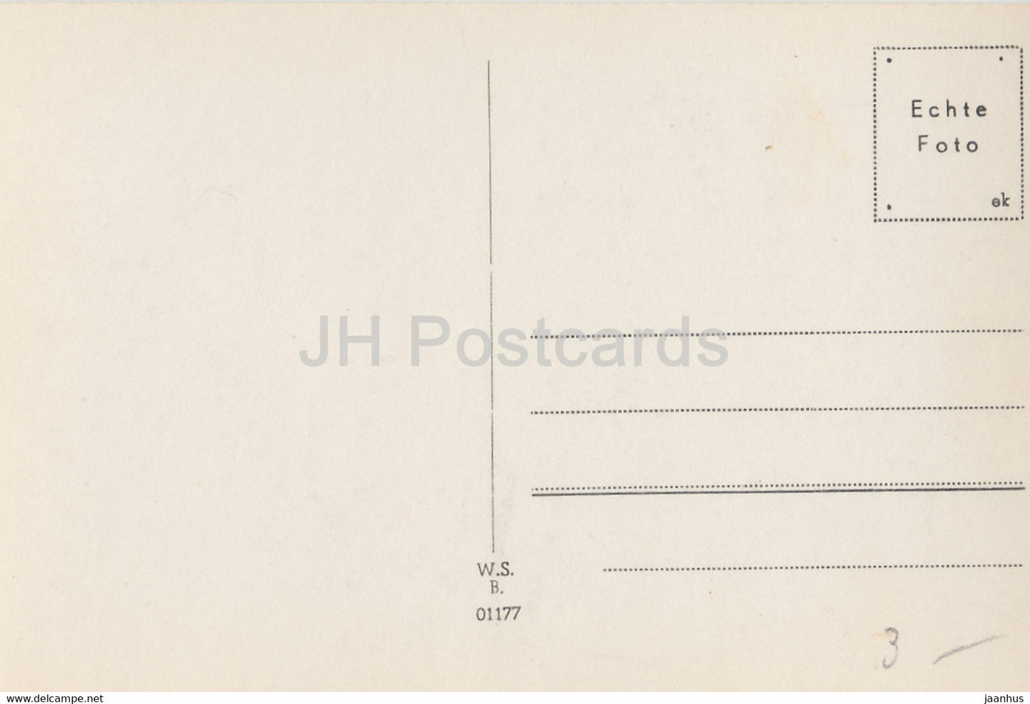 Zierikzee - St Lieven Monster Toren - old postcard - Netherlands - unused