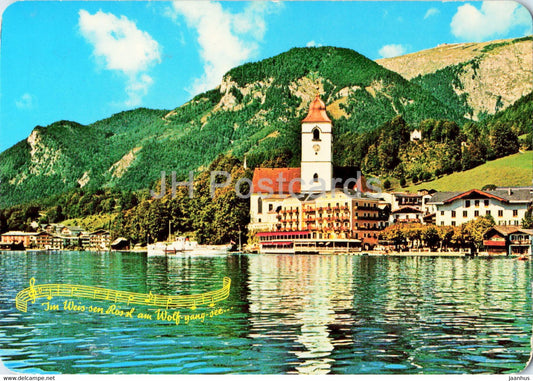 St Wolfgang Weisses Rossl - Salzkammergut - Austria - used - JH Postcards