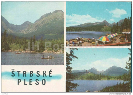 Strbske Pleso - Mylnicka valley - dining hall - Vysoke tatry - High Tatras - Czechoslovakia - Slovakia - used 1971 - JH Postcards