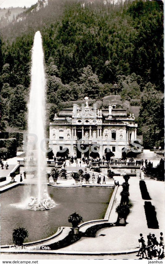 Konigsschloss Linderhof - castle - 1960 - Germany - used - JH Postcards