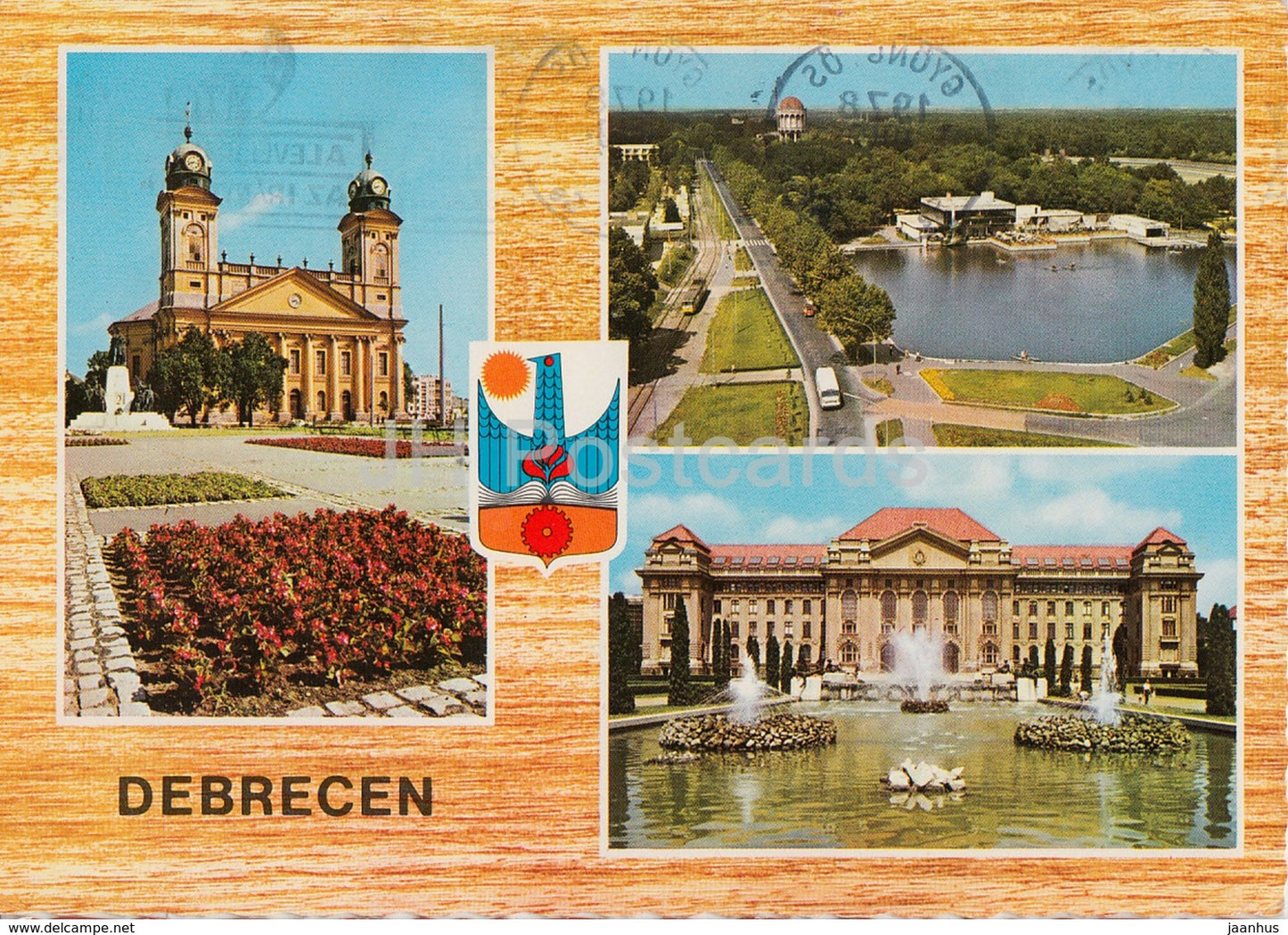 Debrecen - multiview - 1978 - Hungary - used - JH Postcards