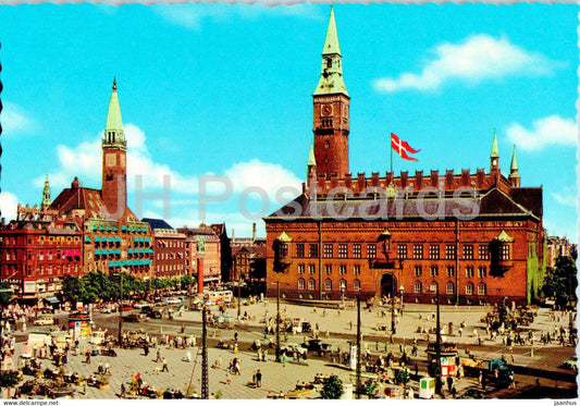 Copenhagen - Kopenhagen - Radhuspladsen - Town Hall Square - 186 - Denmark - unused - JH Postcards