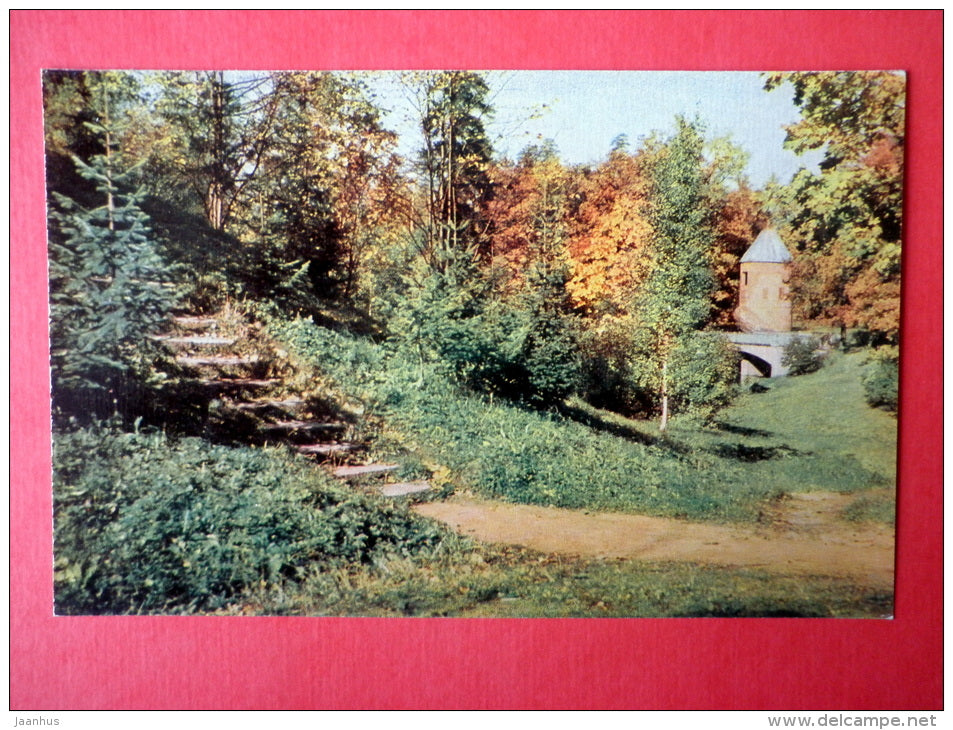 Steps to the Ruin Cascade - Pavlovsk - 1965 - Russia USSR - unused - JH Postcards