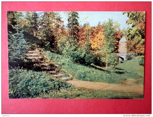 Steps to the Ruin Cascade - Pavlovsk - 1965 - Russia USSR - unused - JH Postcards