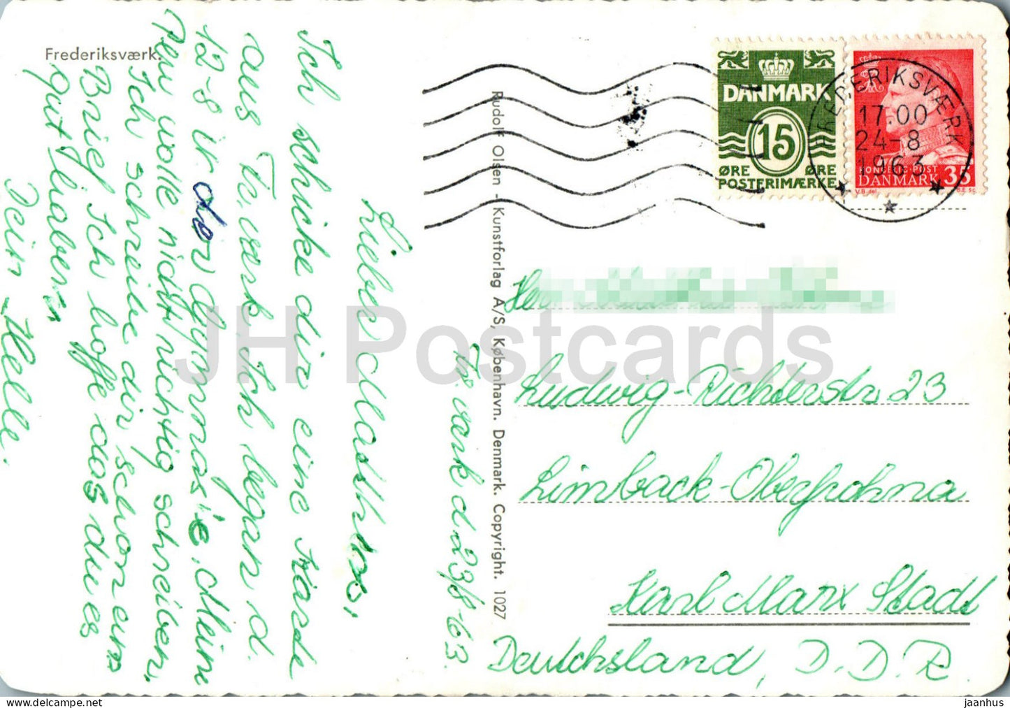 Frederiksvaerk - multiview - 1027 - 1963 - Denmark - used