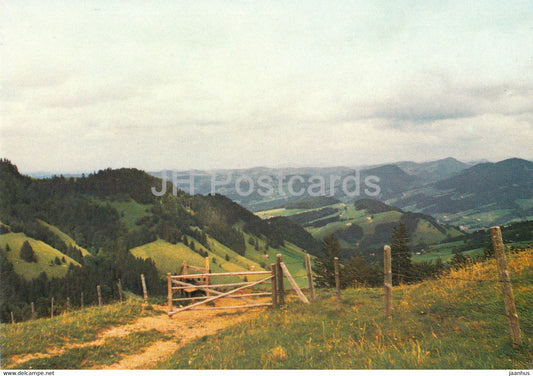 Das bewaldete Hugelgebiet zwischen Toggenburg und Zurcher Oberland - Switzerland - unused - JH Postcards