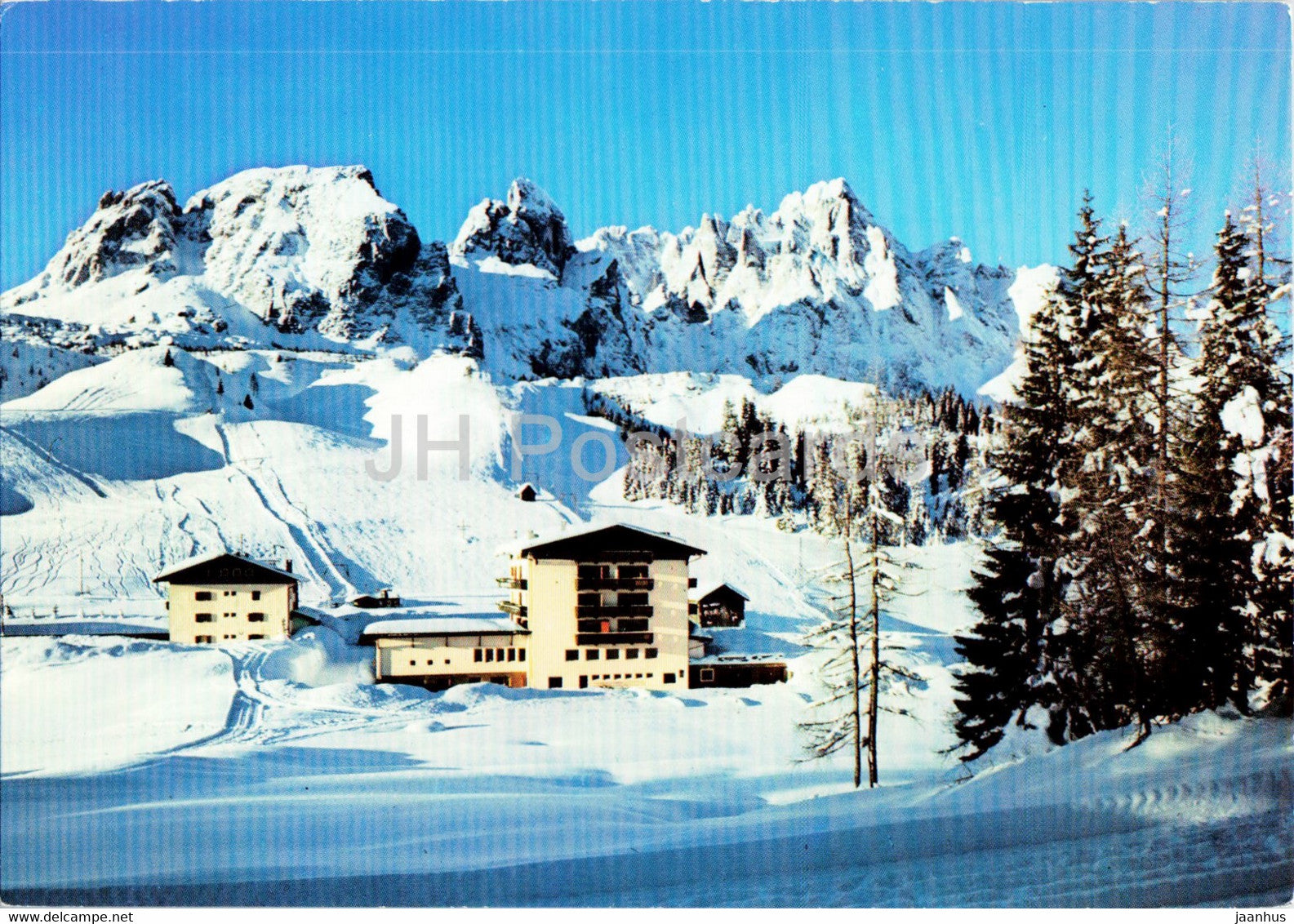 Hotel Kreuzbergpass - Passo Monte Croce - Italy - unused - JH Postcards