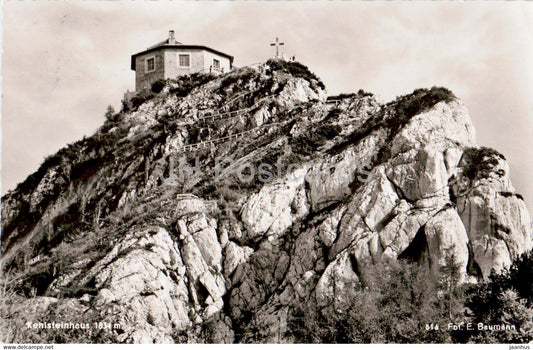 Kehlsteinhaus 1834 m - old postcard - 1959 - Germany - used - JH Postcards
